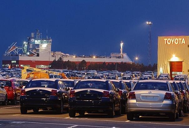 Toyota in Zeebrugge.